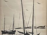 many boats that are sitting in the water