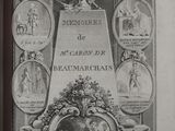 an old book with a picture of a man and a woman on it