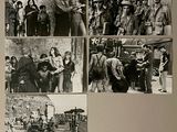 plusieurs photos en noir et blanc représentant un groupe d'hommes et de femmes