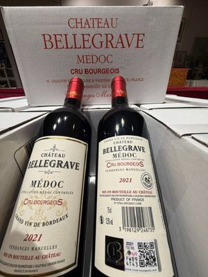 Château Bellegrave 2021 Médoc Cru Bourgeois - 60 Bouteilles