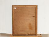a picture of a painting on a wooden easel