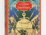la couverture du roman de Jules Verne, écrit par l'écrivain français