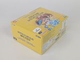 a box of cereal sitting on a white surface