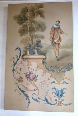 une image d'un tableau sur le mur d'une pièce