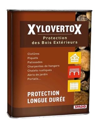 Lot de 2 boîtes huile extérieure de protection bois Incolore…