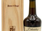an image of a bottle of wine next to a wooden box