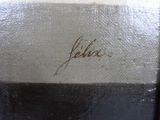an image of a close up of a piece of art with writing on it