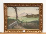 a picture of a painting hanging on the wall of a room