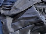 a large blue bag with a zipper on it
