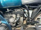 a close up of the engine of a motorcycle
