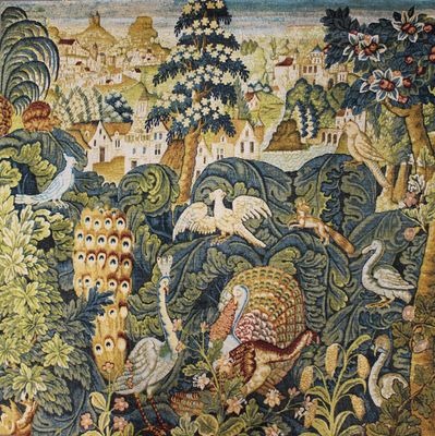 Manufacture Robert FOUR, "Bestiaire", tapisserie d'après un …