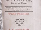 an open book with a picture of a man and a woman on it