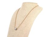 a close up of a mannequin torso with a necklace on it