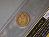 an image of a gold coin in a clear plastic case