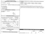 a document with a barcode on the front of it