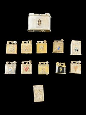 an image of a collection of lighters and lighter lighters on a black background
