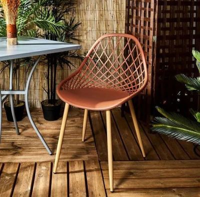 Lot de 4 Chaises d'extérieur- Home Deco Factory - Malaga - t…