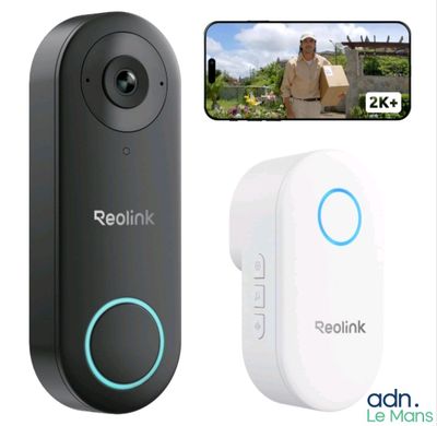 Caméra vidéo Wi-Fi intelligente Redlink avec enregistrement vidéo en 2K