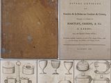 un vieux livre sur lequel figure l'image d'un tas de plats