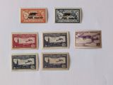 several different types of stamps are displayed on a white surface