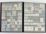 un livre avec beaucoup de timbres