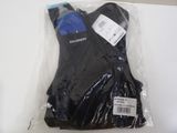 a pair of gloves that are in a plastic bag