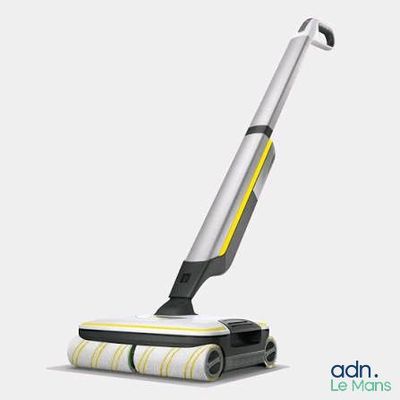 une image représentant un balai aspirateur sur lequel est posé un rouleau de papier