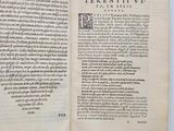 an open book with a black and white text on it