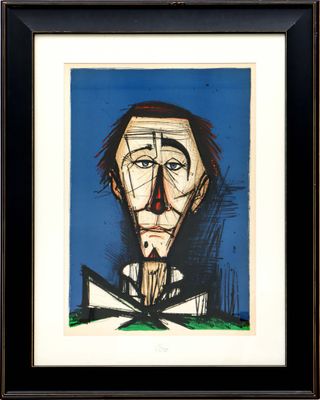 une image représentant un tableau où l'on voit un homme tenant un couteau à la main