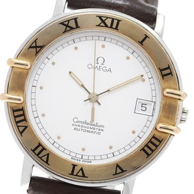 Marque : Omega Modèle : Constellation — lunette or jaune — C…