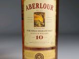 a bottle of aberlour 10 years old scotch whisky