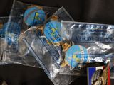 a bag of cookies sitting on a table next to a box of cookies