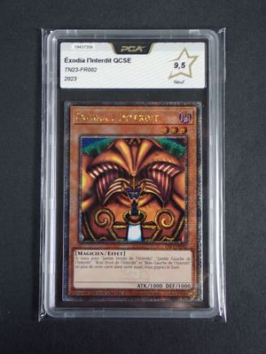 a close up of a card on a table with a black background