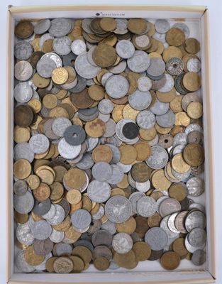 a picture of a picture of a box full of coins
