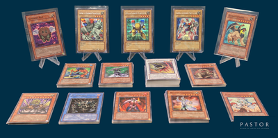 a lot of cards that are on a table
