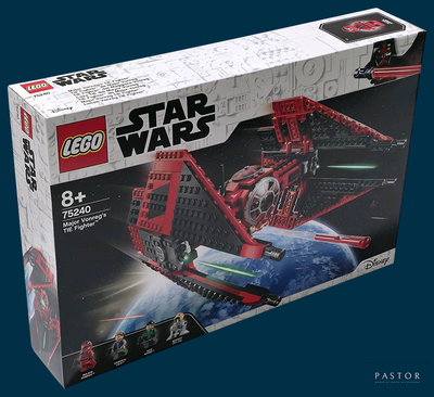 une boîte contenant un coffret Lego Star Wars