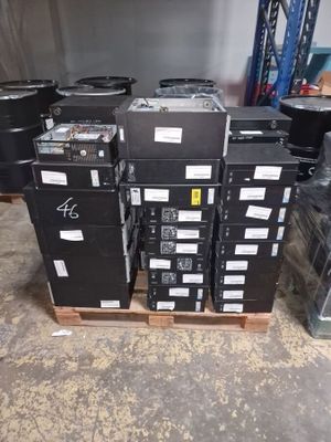 a lot of boxes that are sitting on a pallet