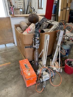 4 caroteuses deux sur bras et un gros lot de carrotte - Photo 1