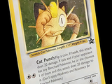 une carte Pokémon sur laquelle figure l'image d'un chat