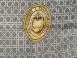 a bag that has a picture of a lion on it