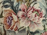 a picture of a close up of a floral tapestry