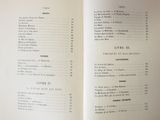an open book with a list of items in it