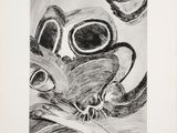 an image of a drawing of a frog with goggles on it ' s face