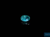 a blue diamond in the dark