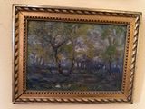 une photo d'un tableau accroché au mur