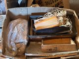 a box full of books sitting on the floor