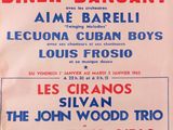 a poster advertising a concert in paris for the first time