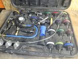 a case that has a bunch of tools inside of it