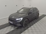 the grey suv is parked in the garage on the checkered floor