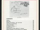 a black and white photo of a postcard with a list of items